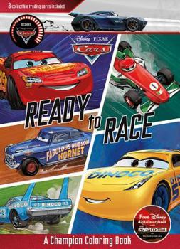 Paperback Disney Pixar Cars Ready to Race: A Champion Coloring Book