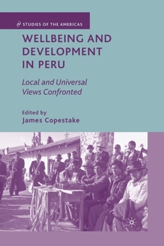 Paperback Wellbeing and Development in Peru: Local and Universal Views Confronted Book