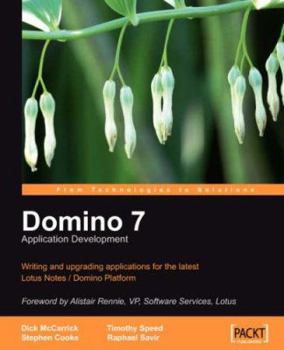 Paperback Domino 7 Lotus Notes Application Development Book