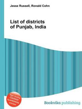 Paperback List of Districts of Punjab, India Book