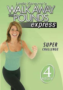 DVD Leslie Sansone's Walk Away the Pounds Express: Super Challenge Book