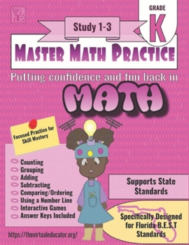 Master Math Practice: Study 1-3 (Master Math Practice - Kindergarten)