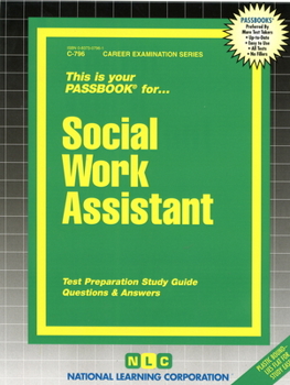 Spiral-bound Social Work Assistant: Passbooks Study Guide Book