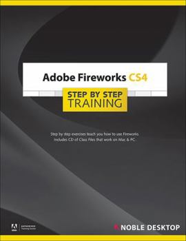 Spiral-bound Adobe Fireworks CS4 Step by Step Training Book