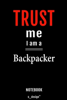 Notebook for Backpackers / Backpacker: awesome handy Note Book [120 blank lined ruled pages]