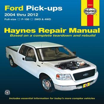 Paperback Ford Pick-ups, Full-size F-150, 2004-2012 Repair Manual (Hayne's Repair Manual) Book