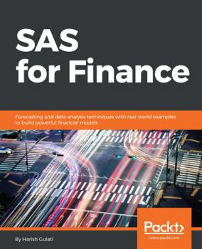 Paperback SAS for Finance Book