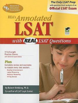 Paperback Rea's Annotated LSAT Book
