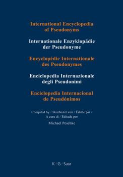 Hardcover International Encyclopedia of Pseudonyms: Mario Prevostito Book