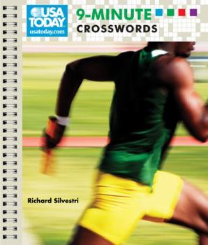 Spiral-bound USA Today 9-Minute Crosswords Book