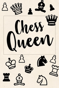 Chess Queen: Dot Grid Journal 6x9 - Chess Player Notebook I Funny Checkmate Tournament Gift For Chess Game Lover I Write Down Your Notes And Strategies
