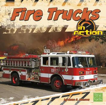 Hardcover Fire Trucks in Action Book