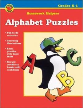 Paperback Alphabet Puzzles Homework Helper, Grades K-1 Book