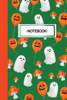 NoteBook: Graph Paper Composition Notebook | Grid Paper Notebook | Inspirational Quote Notebook on the Beautiful Green Creepy Halloween Cover (Journal / Planner / Diary)