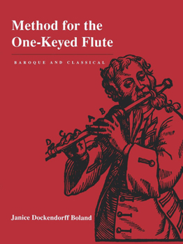 Paperback Method for the One-Keyed Flute Book