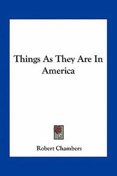Paperback Things As They Are In America Book
