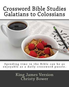 Paperback Crossword Bible Studies - Galatians to Colossians: King James Version Book