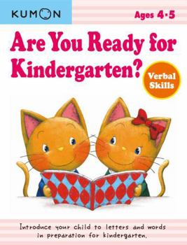 Paperback Are You Ready for Kindergarten?: Verbal Skills Book