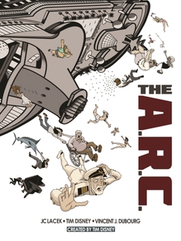 Hardcover The A.R.C.: A Virus That Kills When You Lie -- A Satirical Sci-Fi Graphic Novel Book