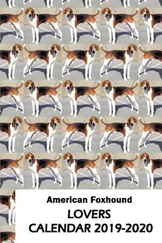 Paperback American Foxhound Lovers Calendar 2019-2020 Book