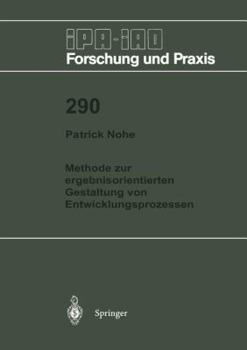 Paperback Methode Zur Ergebnisorientierten Gestaltung Von Entwicklungsprozessen [German] Book