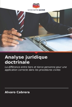Paperback Analyse juridique doctrinale [French] Book