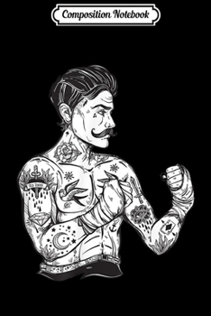 Paperback Composition Notebook: Vintage Boxing Champion Tattoo - Boho Ink Fighter Journal/Notebook Blank Lined Ruled 6x9 100 Pages Book