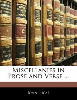 Paperback Miscellanies in Prose and Verse ... Book