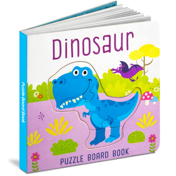 Paperback Dinosaur Puzzle Board Book