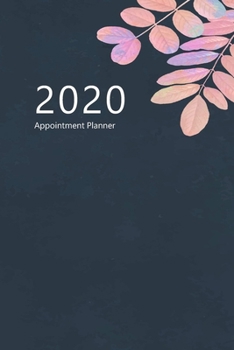 Paperback 2020 Appointment Planner: Hourly agenda. Monthly and Weekly planner. Week on 2 pages. Square layout. Schedule, arrange, plan events. Monday star Book