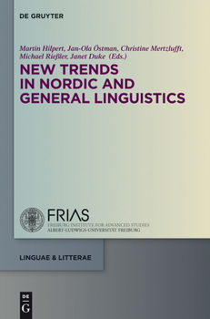 Hardcover New Trends in Nordic and General Linguistics Book