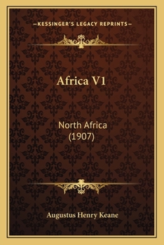 Paperback Africa V1: North Africa (1907) Book