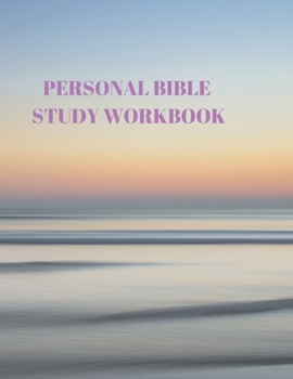 Paperback Personal Bible Study Workbook: 116 Pages Formated for Scripture and Study! Book