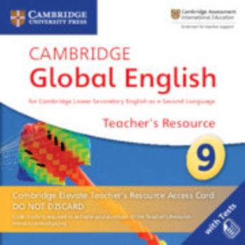 Printed Access Code Cambridge Global English Stage 9 Cambridge Elevate Teacher's Resource Access Card: For Cambridge Lower Secondary English as a Second Language Book