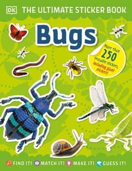Paperback The Ultimate Sticker Book Bugs Book