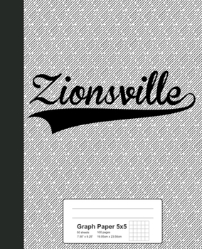 Paperback Graph Paper 5x5: ZIONSVILLE Notebook Book