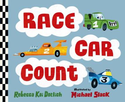 Hardcover Race Car Count Book