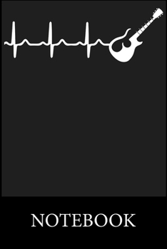 Paperback Guitar Heart Beat Notebook: Blank Lined Notebook, Blank Lined Notebook to Write In for Notes, To Do Lists, Drawing, Meeting Note, Goal Setting, Ch Book