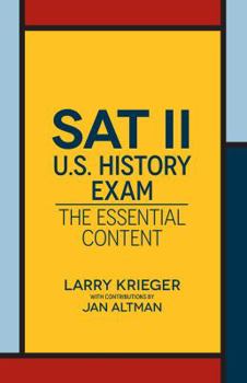 Paperback The Insider's SAT II US History Exam Book