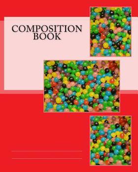 Paperback Composition Book: Candy Book