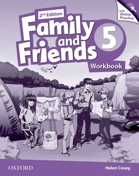 Paperback Family & Friends 2E: 5 Workbook & Online Practice Pack Book