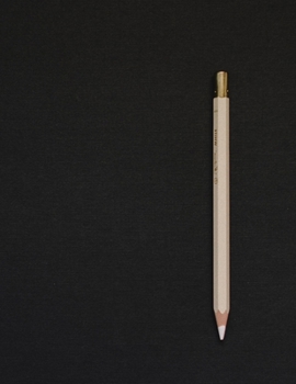 Paperback White Pencil Black Pages Notebook: Artistic Dot Grid Journal with Dotted Black Paper - Draw Your Own Art Masterpiece! - Large Black Paper Dot Grid Not Book