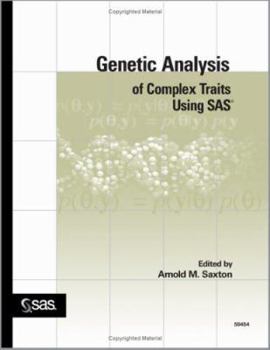 Paperback Genetic Analysis of Complex Traits Using SAS Book