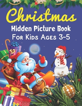 Paperback Christmas hidden picture book For Kids Ages 3-5 Book