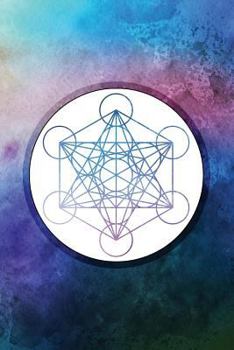 Paperback Metatron's Cube Notebook: Lined Journal Sacred Geometry Watercolor Symbol Book