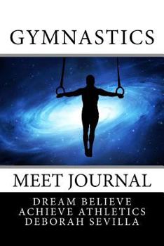 Paperback Gymnastics Meet Journal: Boy's Edition (Blue Space Cover) Book