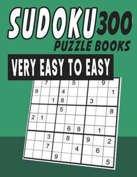 Paperback Sudoku Puzzle Books Very Easy To Easy 300 Book