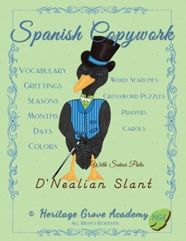 Paperback Spanish Handwriting Copywork: D'Nealian Slant [Spanish] Book
