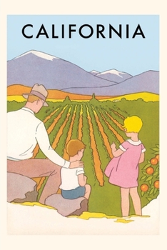 Paperback Vintage Journal California Travel Poster Book