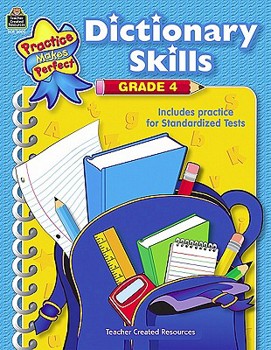 Paperback Dictionary Skills Grade 4 Book